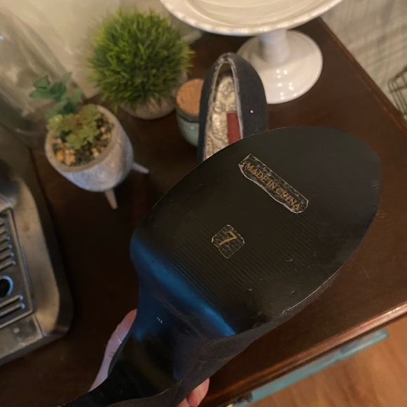 Black sparkle platform heels - Picture 5 of 6